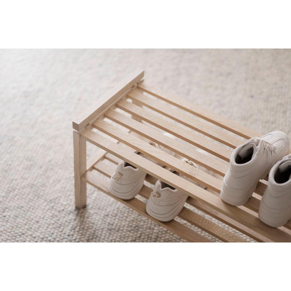 Scarpiera in rovere laccato opaco Ull Confetti - Rowico-image-4