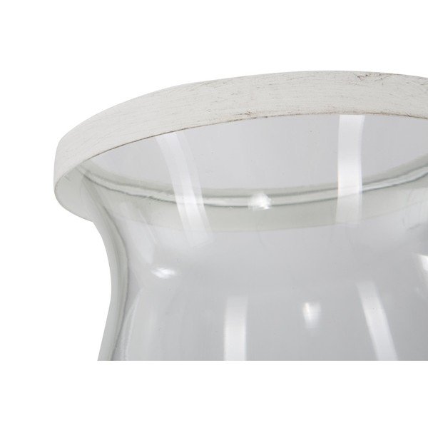 Portacandele bianco a un braccio Provenza, altezza 85,5 cm - Mauro Ferretti-image-1