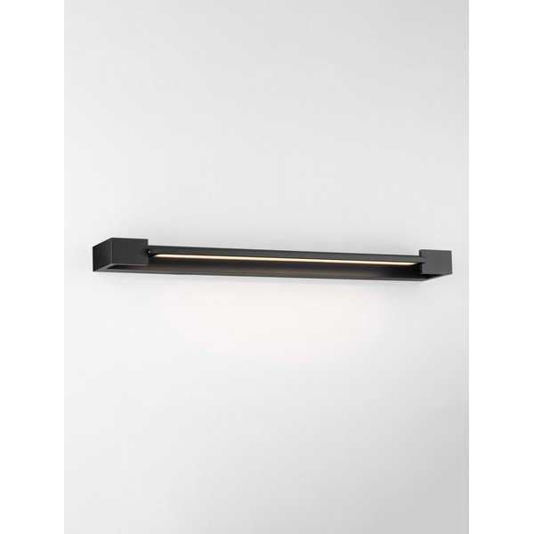 Lampada da parete LED nera opaca in alluminio Arga – Nova Luce-image-4