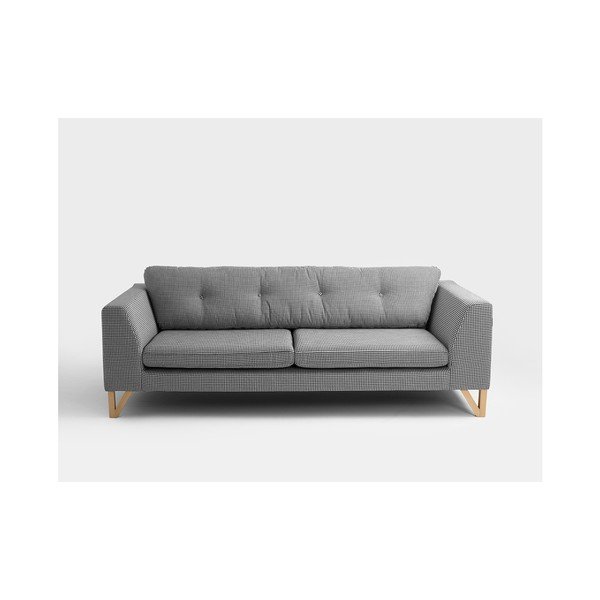 Divano a tre posti bianco e nero Custom Form Houndstooth - CustomForm-image-4