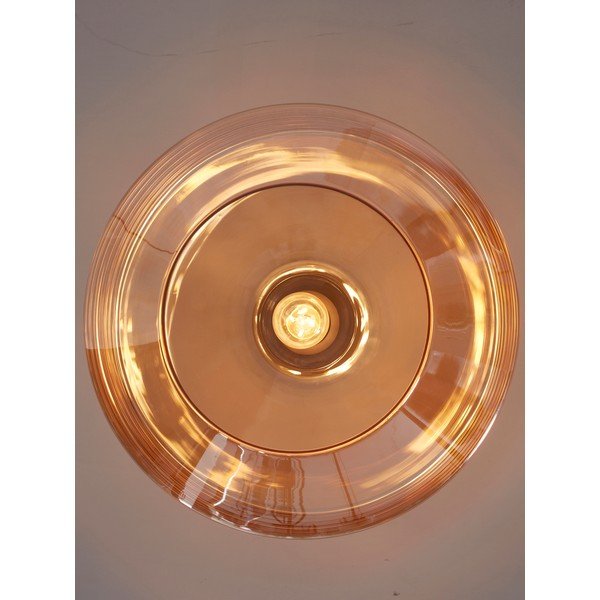 Lampada da soffitto marrone con paralume in vetro ø 35 cm Verona - it's about RoMi-image-4