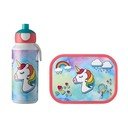 Set di borracce e snack per bambini Unicorno - Mepal