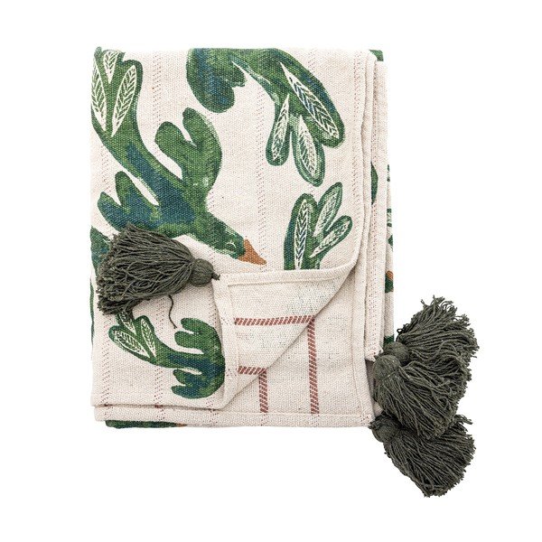 Coperta in cotone riciclato 130x160 cm Birdliva – Bloomingville