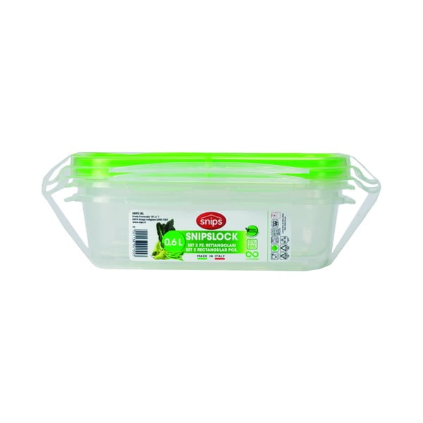 Set di 2 scatole per alimenti , 0,6 l - Snips-image-4