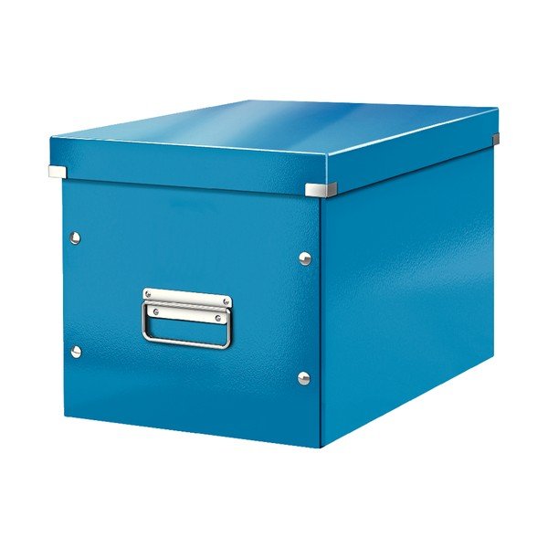 Scatola per ufficio blu, lunghezza 36 cm Click&Store - Leitz