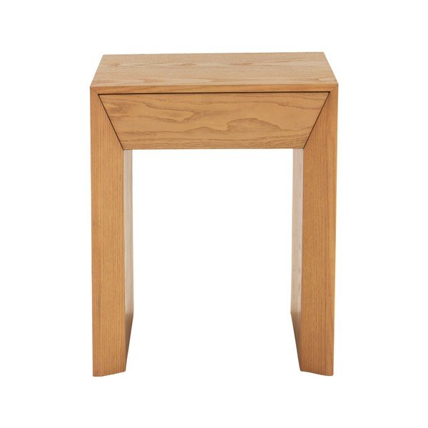 Comodino colore naturale chiaro con effetto rovere Sunnemo – Jotex-image-4