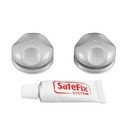 set di fissaggio senza foratura 2 pz Eureka - Metaltex
