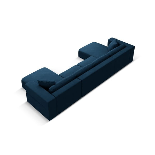 Divano angolare blu a U Esther - Milo Casa-image-3