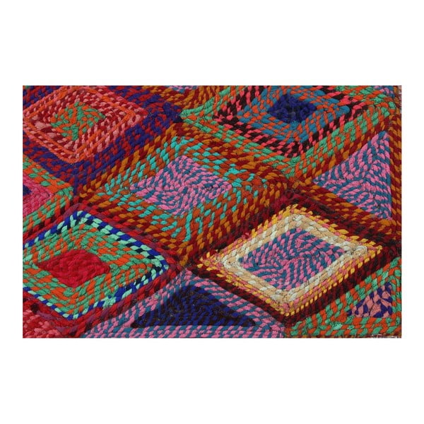 Tappeto in cotone Eco Rugs Whimsical Geo, 80 x 150 cm - Eko Halı-image-1