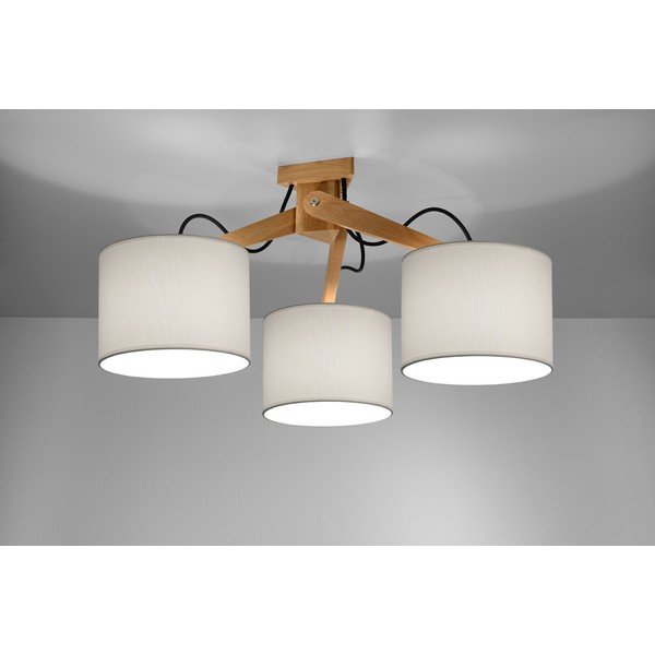 Lampada da soffitto bianca, lunghezza 70 cm Donna - Sollux-image-1