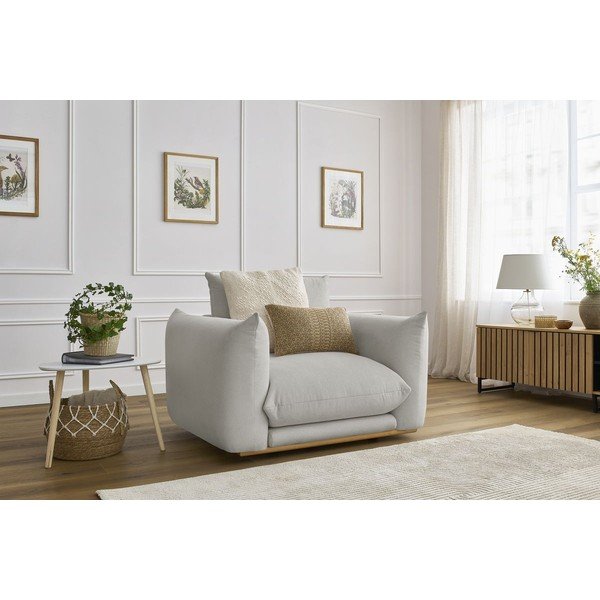 Poltrona in grigio chiaro Ernest – Bobochic Paris-image-1