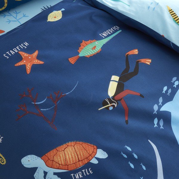 Biancheria da letto per bambini 200x135 cm Ocean Life - Catherine Lansfield-image-4