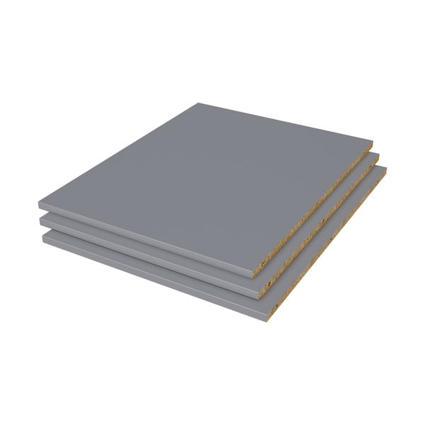 Componente grigio - ripiano 3 pz. Pure - WOOOD-image-1