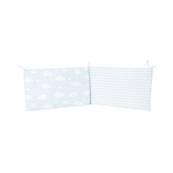Biancheria da letto singola in cotone baby turchese con lenzuolo Mike & Co. NEW YORK Carino, 90 x 120 cm - Mike & Co. NEW YORK-image-2