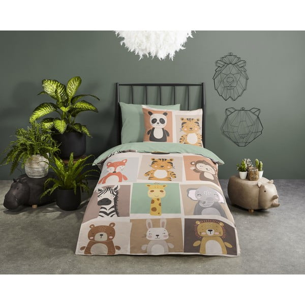 Set copripiumino e federa da bambini in microfibra per letto singolo ed esteso 140x220 cm Ranger – Good Morning-image-1