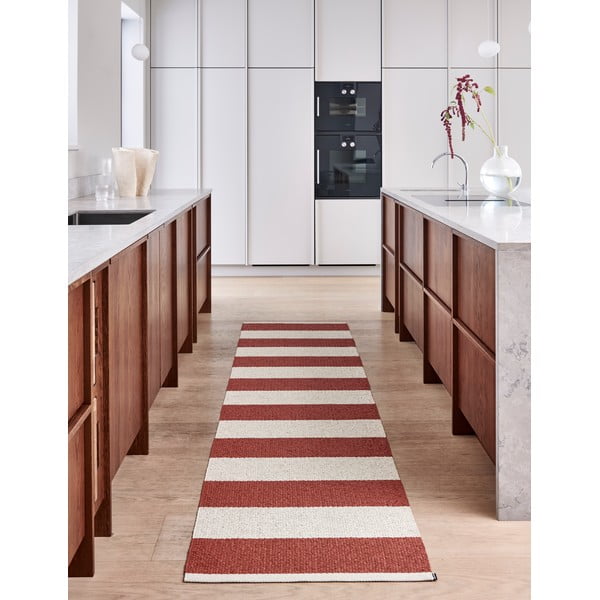 Tappeto da interno/esterno color mattone/color crema 140x180 cm Bob Brick – Pappelina-image-1