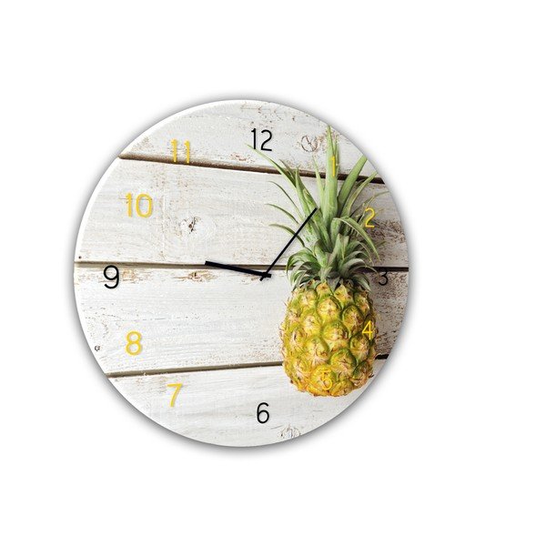 Orologio da parete in vetro , ⌀ 30 cm Pineapple - Styler-image-2