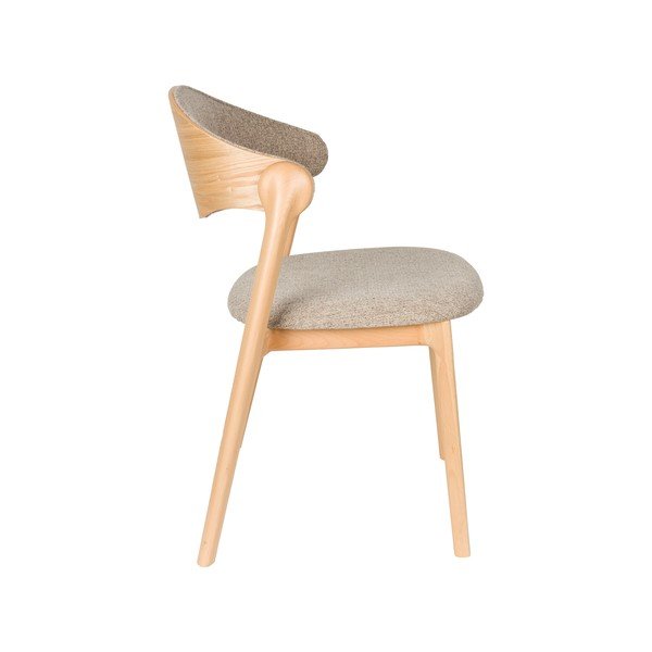 Sedia da pranzo greige imbottita Babington – Dutchbone-image-3