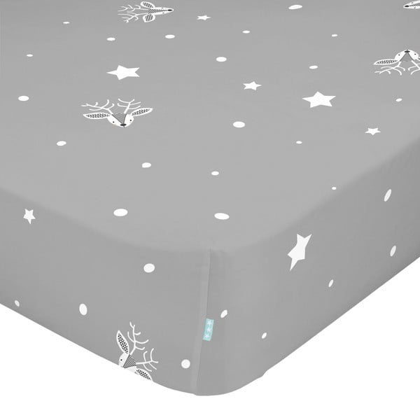 Lenzuolo di cotone per bambini, 90 x 200 cm Winter - Moshi Moshi