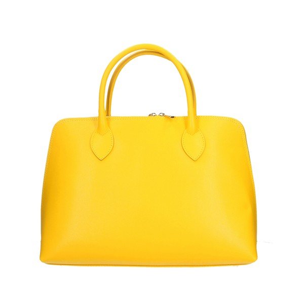 Borsa in pelle gialla Arancio - Chicca Borse-image-3