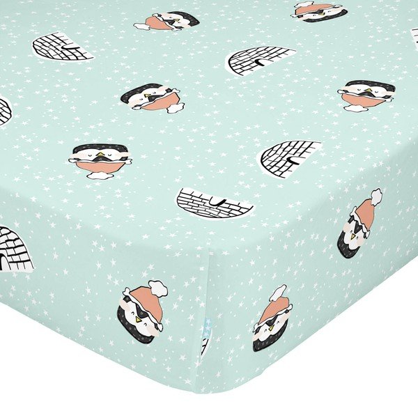 Lenzuolo di cotone per bambini, 90 x 200 cm Igloo - Moshi Moshi
