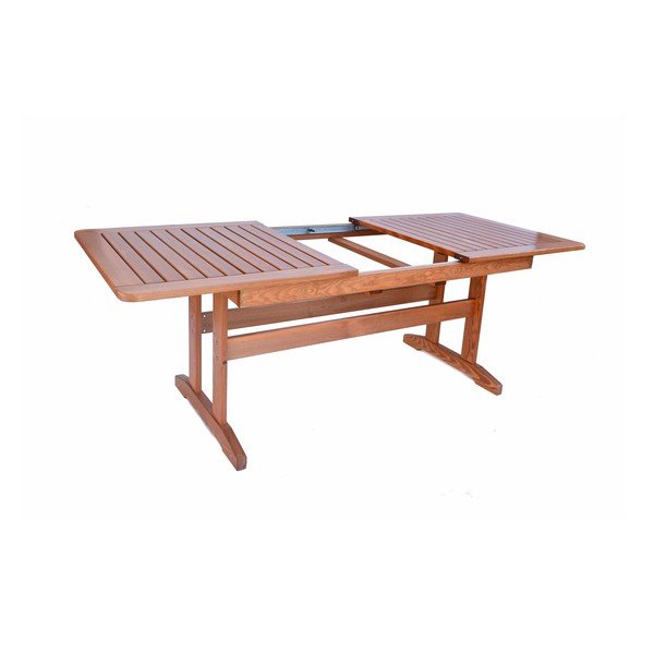 Tavolo da pranzo da giardino in legno di pino 90x160 cm Luisa - Rojaplast-image-4