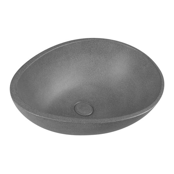 Lavabo in grigio scuro in calcestruzzo 53x39 cm Punc – Sapho