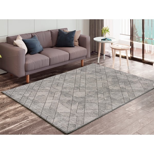 Tappeto grigio 200x290 cm Gianna - Universal-image-1