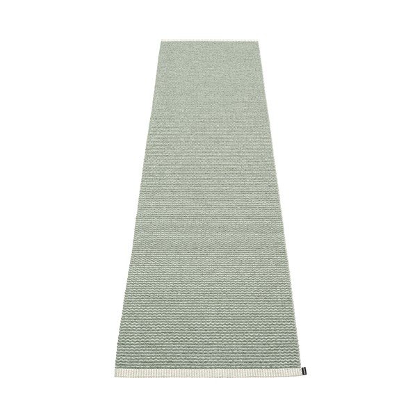Passatoia da interno/esterno verde chiaro 70x300 cm Mono Sage Army – Pappelina
