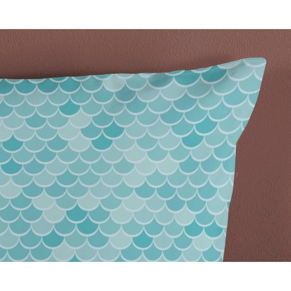 Set copripiumino e federa da bambini blu/rosa in cotone per letto singolo 140x200 cm Alisse – Good Morning-image-3