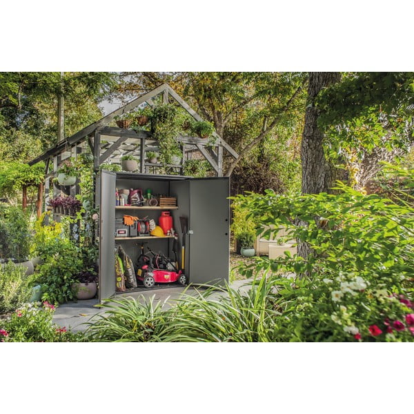 Mobile da giardino in plastica grigia Tall - Keter-image-1