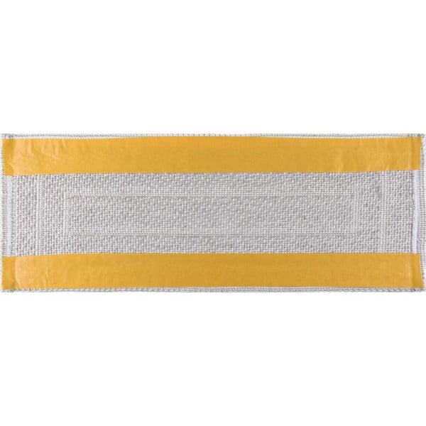 Passatoia per scale color crema in cotone set da 16 pz 25x65 cm Tablo Krem - Vitaus-image-4