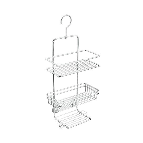 Závěsný stojan do sprchy z nerezové oceli Metaltex, výška 48 cm