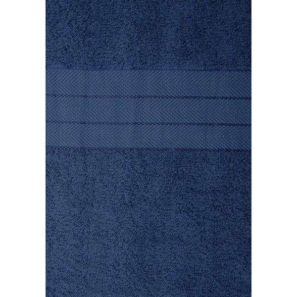Set di 4 asciugamani in cotone blu scuro 50x100 cm - Good Morning-image-2