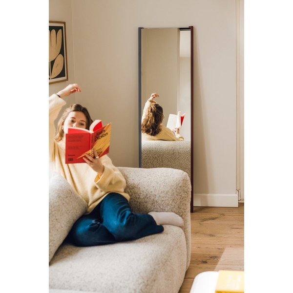 Specchio da terra con telaio in legno massiccio 49x166 cm Lun – noo.ma-image-4