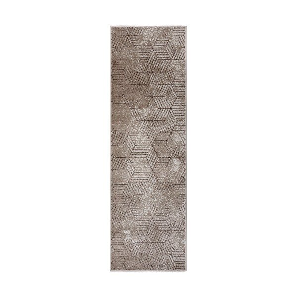 Runner Lux marrone, 70 x 200 cm Polygon - Hanse Home