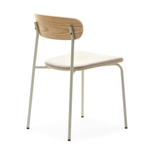 Set di 2 sedie da pranzo in colore beige-naturale Adriana - Marckeric-image-4