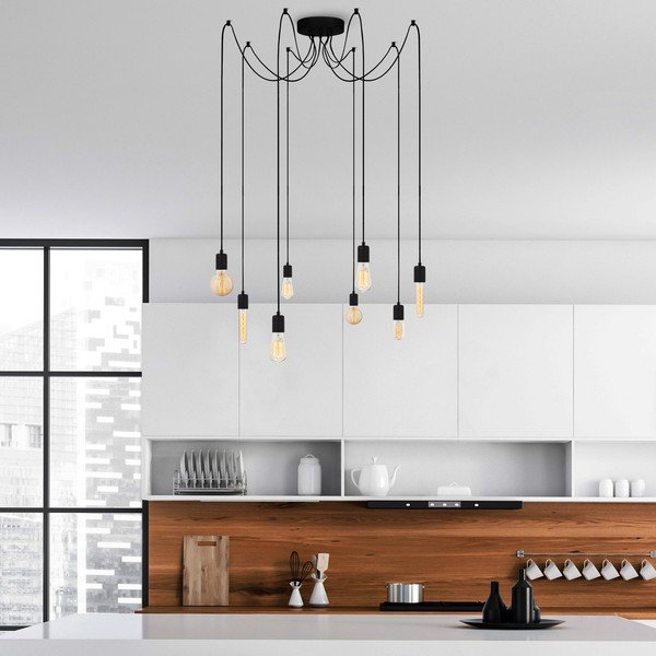 Lampadario nero Kabluni – Opviq lights-image-1