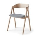 Sedia da pranzo in rovere con seduta grigia Findahl di Hammel Mette - Hammel Furniture