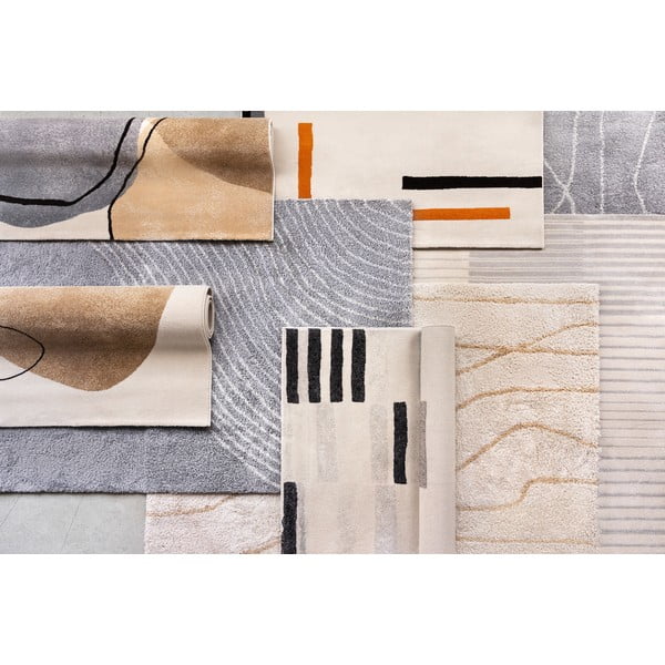 Tappeto grigio chiaro 160x230 cm Optica - Bonami Selection-image-3