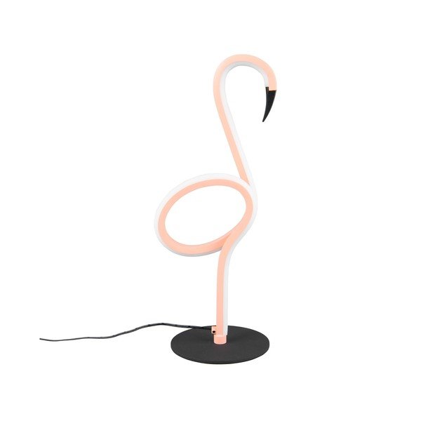 Lampada da tavolo rosa (altezza totale 35 cm) Ingo – Reality