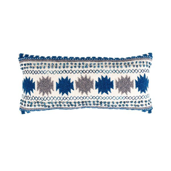 Modrý polštář s výplní Zuiver Sala, 65 x 30 cm