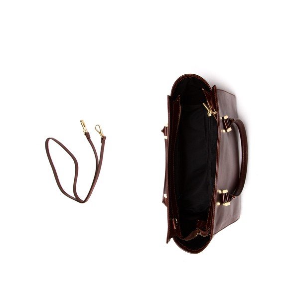 Kožená kabelka Mangotti 382 Marrone-image-3