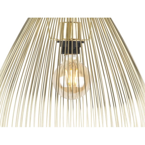 Lampada a sospensione in metallo color oro Lucid, ø 35 cm - Leitmotiv-image-4