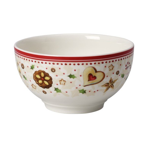 Ciotola in porcellana bianca con motivo natalizio Villeroy & Boch, ø 14 cm - Villeroy&Boch
