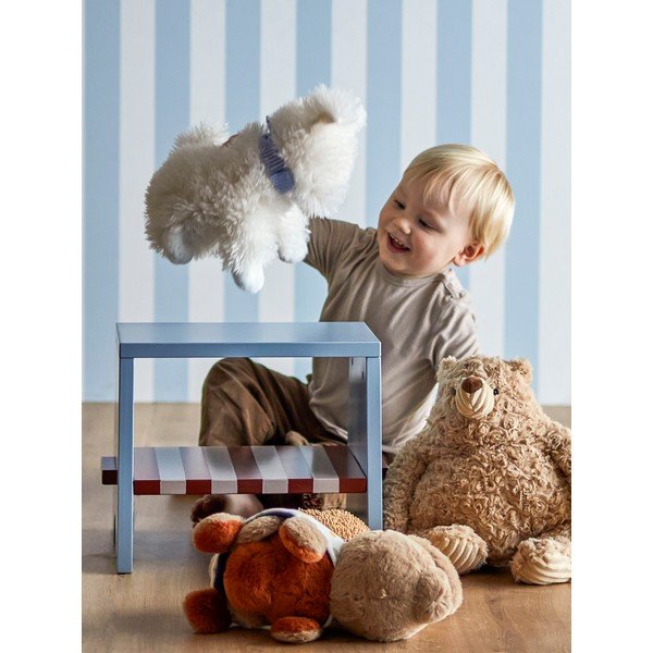 Sgabello per bambini burgundy/blu Liova – Bloomingville Mini-image-1