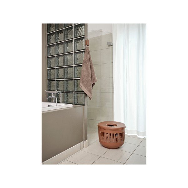 Cesta per il bucato grigio chiaro in plastica 35 l Ume – Zone-image-2