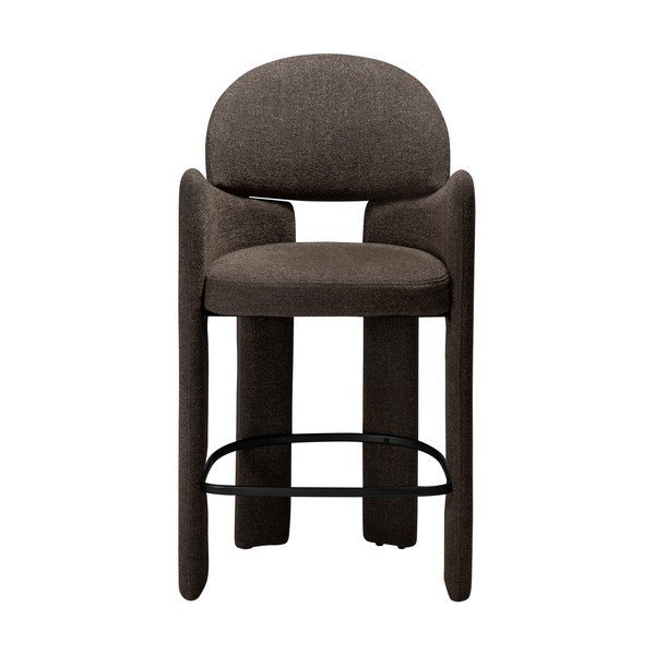 Sgabello da bar marrone (altezza della seduta 68,5 cm) Aole – DAN-FORM Denmark-image-1