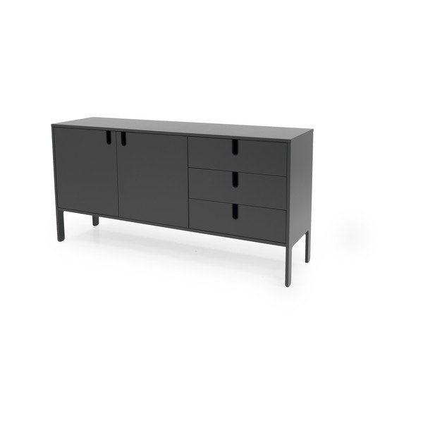 Cassettiera grigia , larghezza 171 cm Uno - Tenzo-image-2