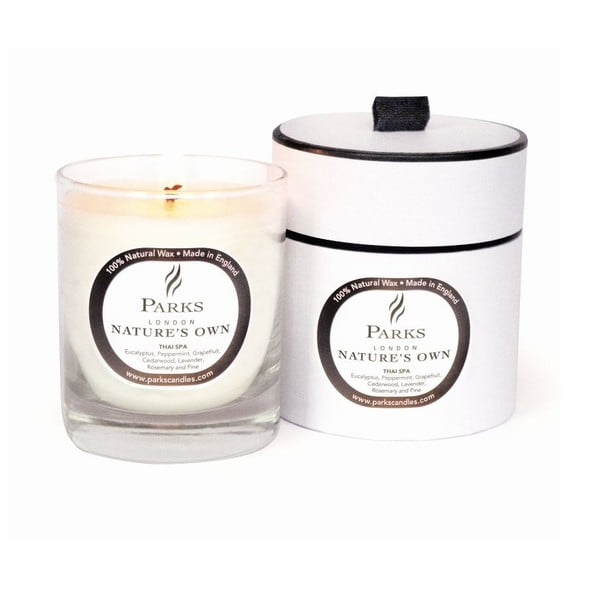Candela al profumo di eucalipto, menta piperita e pompelmo Thai Spa, 45 ore di combustione - Parks Candles London